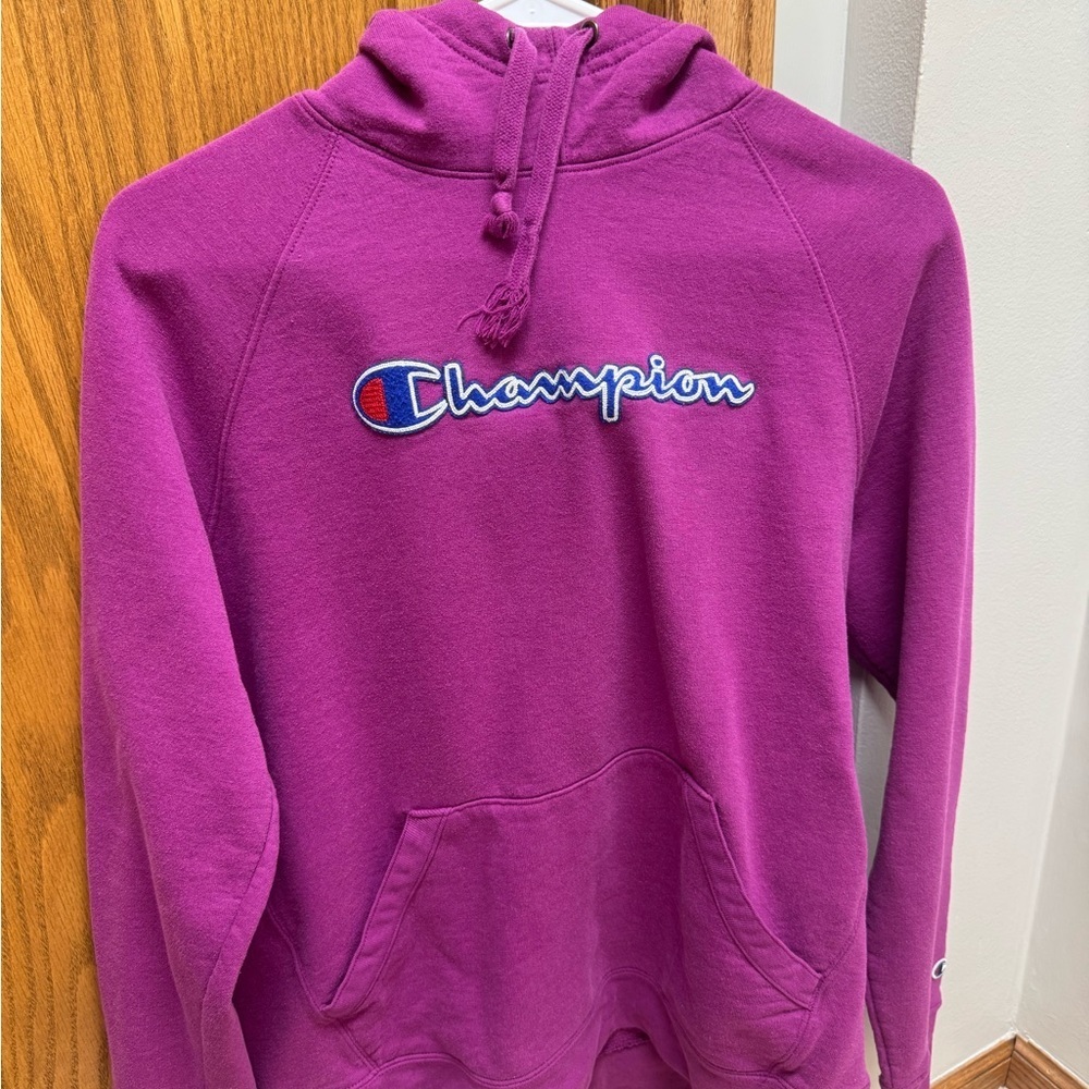 Champion Magenta Athletic Hoodie